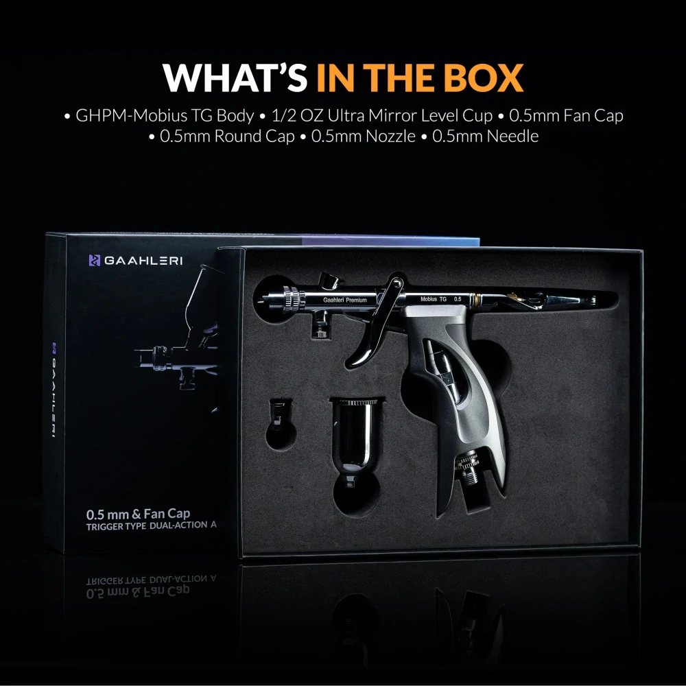 Premium Series GHPM-Mobius TG 0.5mm Airbrush