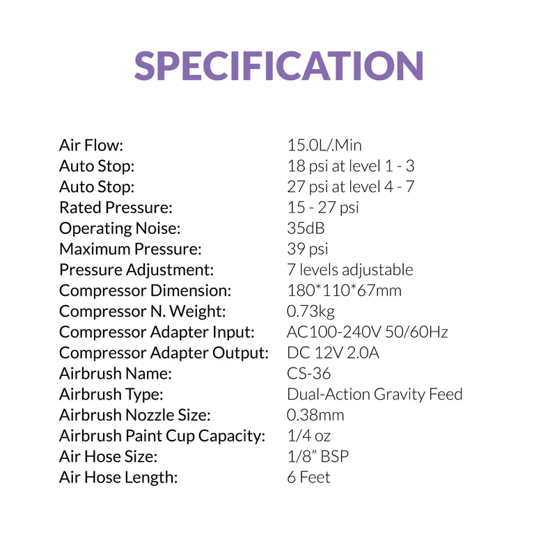 Ambition Series GTS-06 Serenair Mini Compressor