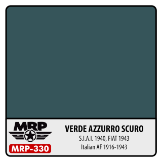MRP-330 Verde Azzurro Scuro – S.I.A.I. 1940, FIAT 1943 (Italian AF 1916-43)