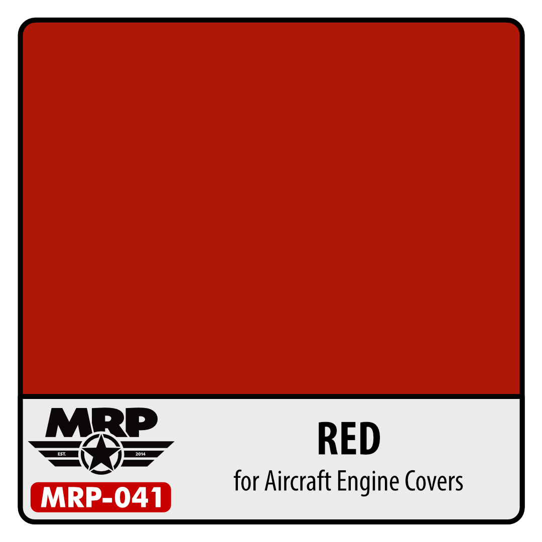 MRP-041 Red Engine covers for aircraft