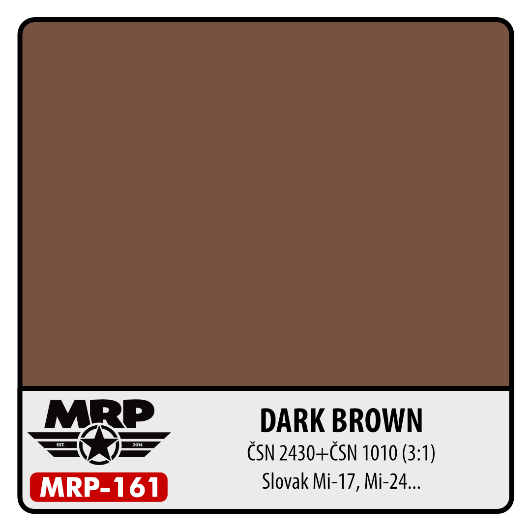 MRP-161 Dark Brown (ČSN 2430 + ČSN 1010) 3:1