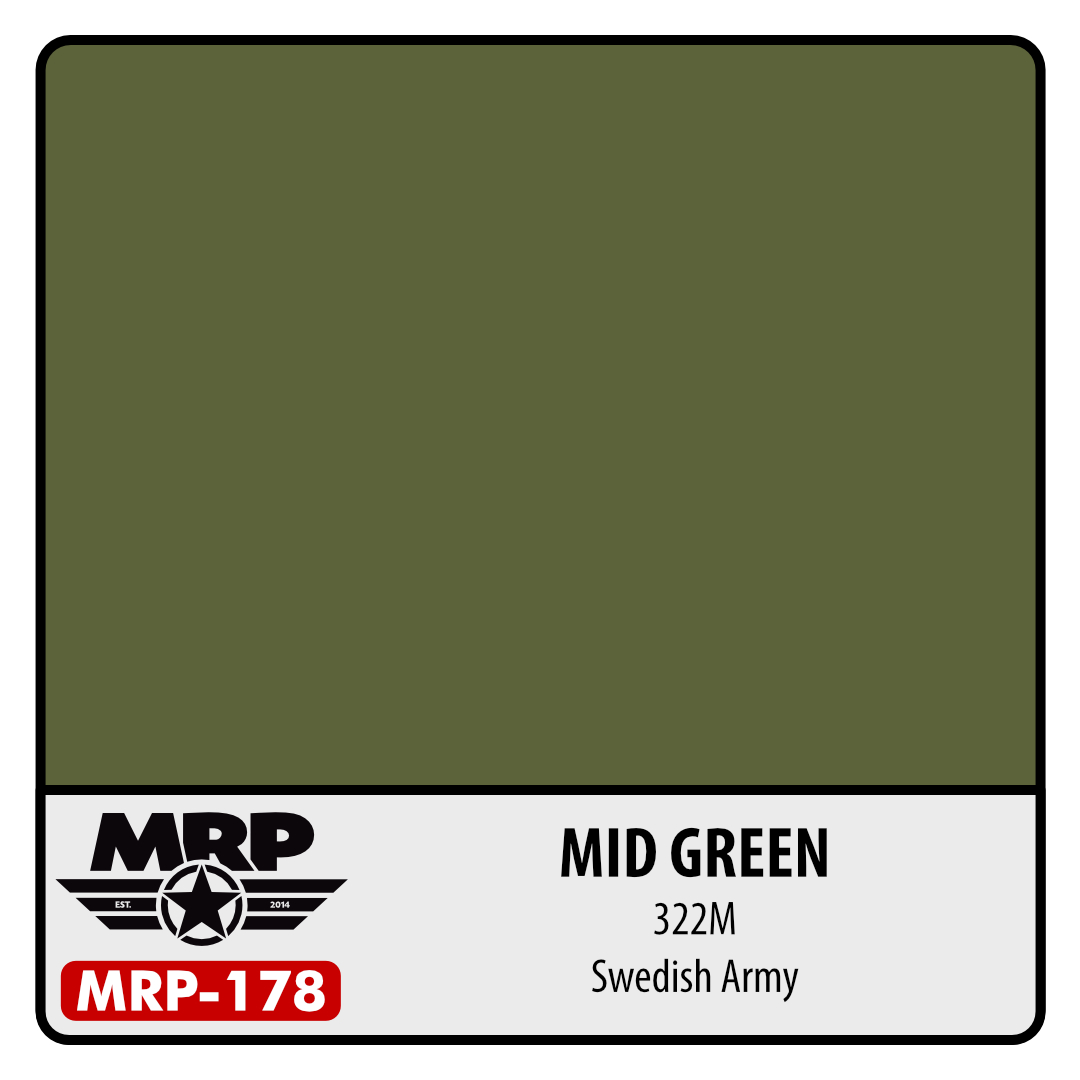 MRP-178 Mid Green 322M – Modern Swedish AF
