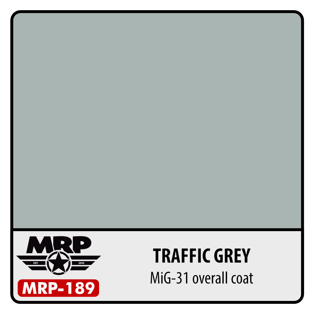 MRP-189 Traffic Grey (for MiG-25 and MiG-31 overall coat)