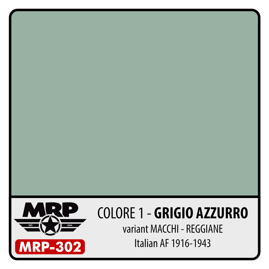 MRP-302 Colore 1 – Grigio Azzurro – variant Macchi-Reggiane (Italian AF 1916-43)