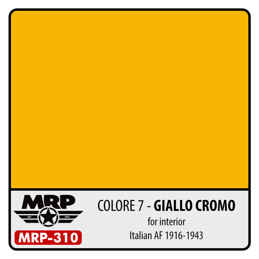 MRP-310 Colore 7 – Giallo Cromo (for interior) (Italian AF 1916-43)