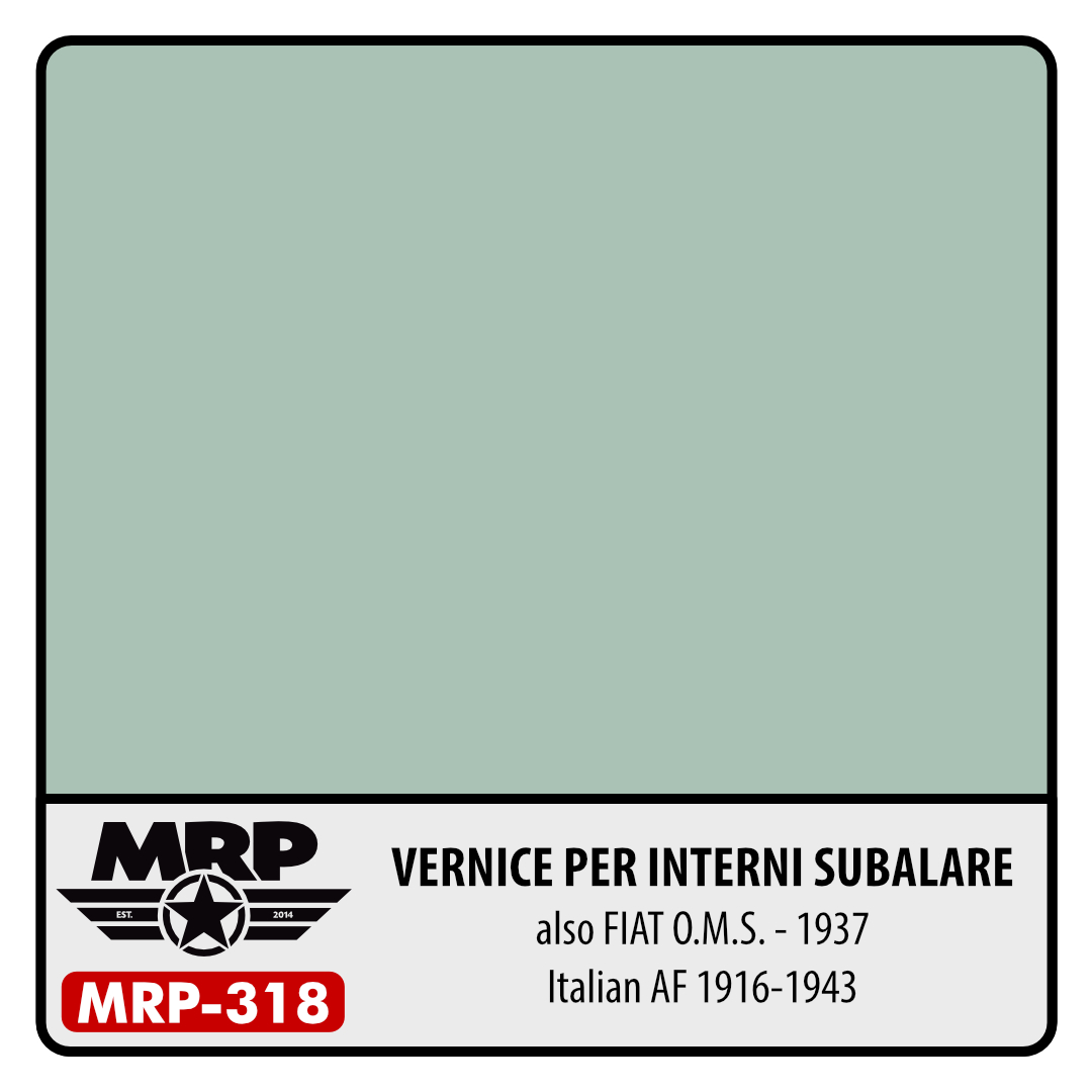 MRP-318 Vernice per Interni Subalare also FIAT O.M.S. 1937 (Italian AF 1916-43)