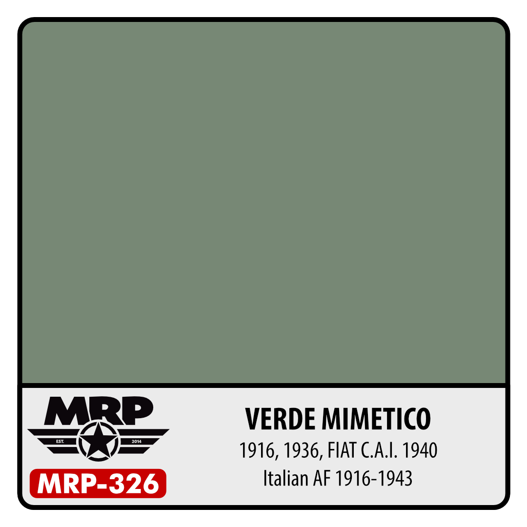 MRP-326 Verde Mimetico – 1916, 1936, FIAT C.A.I. 1940 (Italian AF 1916-43)